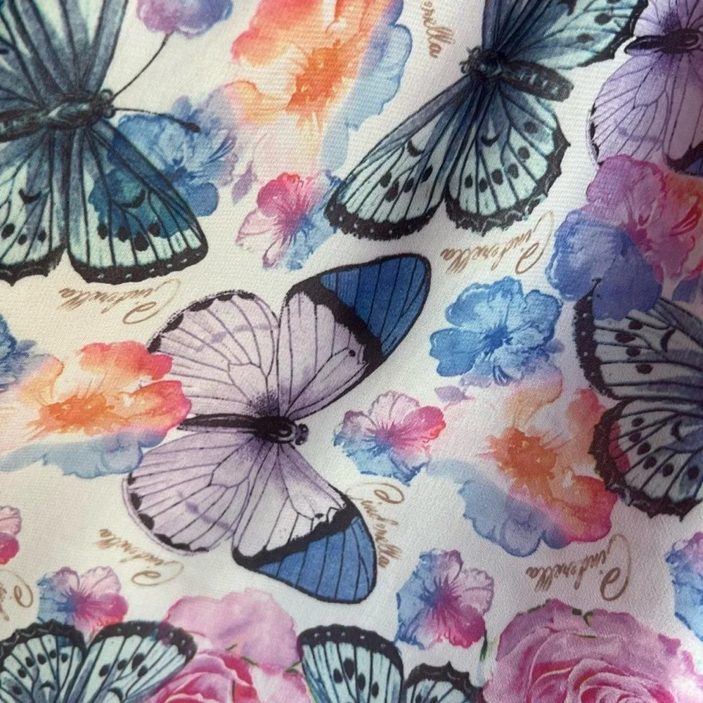 Cinderella Pink and White Butterfly Dress - Picture 4 of 7